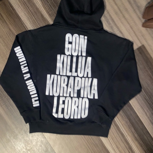 Black Anime Graphic Hoodie - Picture 4 of 7